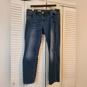 Kut from the Kloth Dark Blue Slouchy Boyfriend Jeans